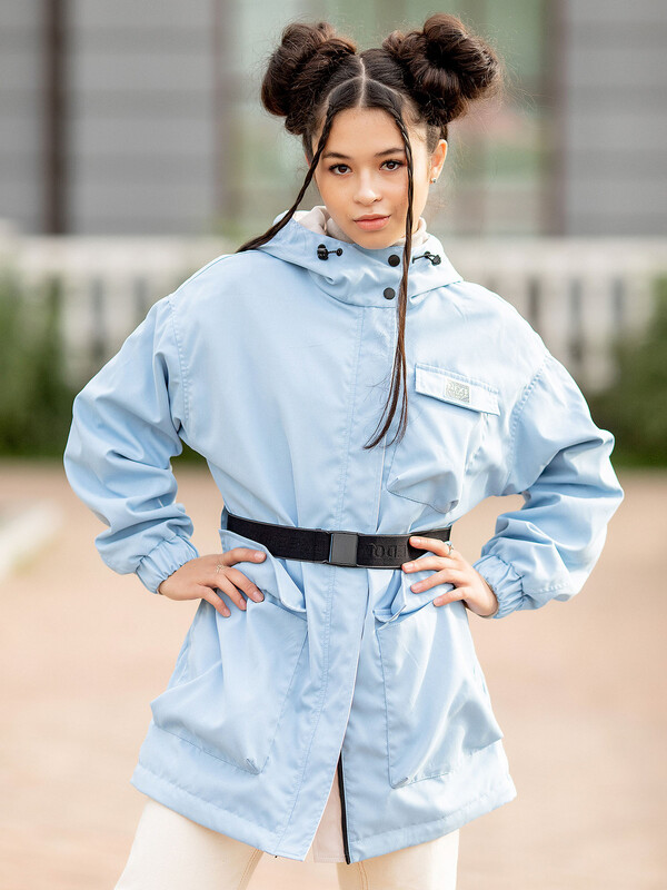 532-23в-3 Парка-ветровка для девочки "Валенсия"