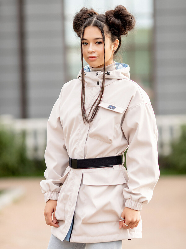 532-23в-3 Парка-ветровка для девочки "Валенсия"