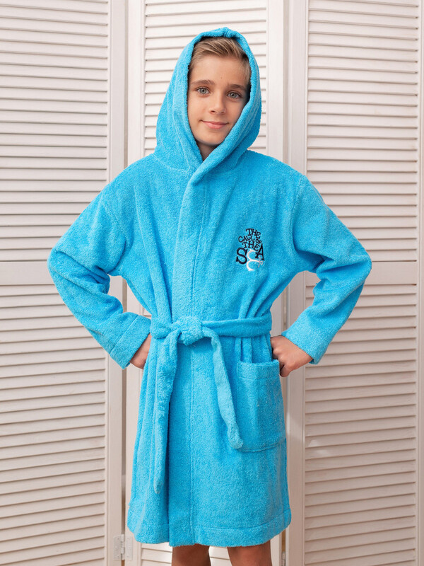 Халат двухсторонняя махра для мальчика (01451_BAT)