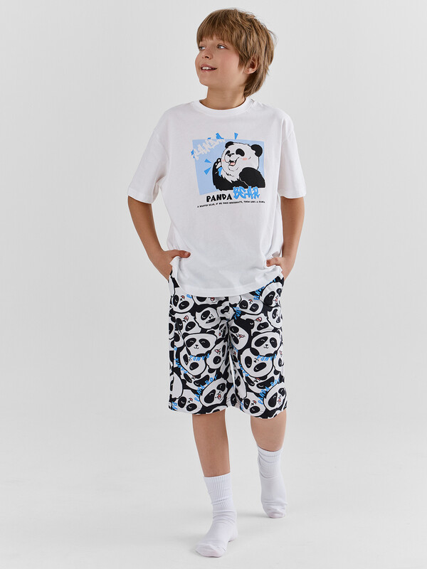 КОМПЛЕКТ ДЛЯ МАЛЬЧИКОВ (ДЖЕМПЕР, ШОРТЫ) 563327