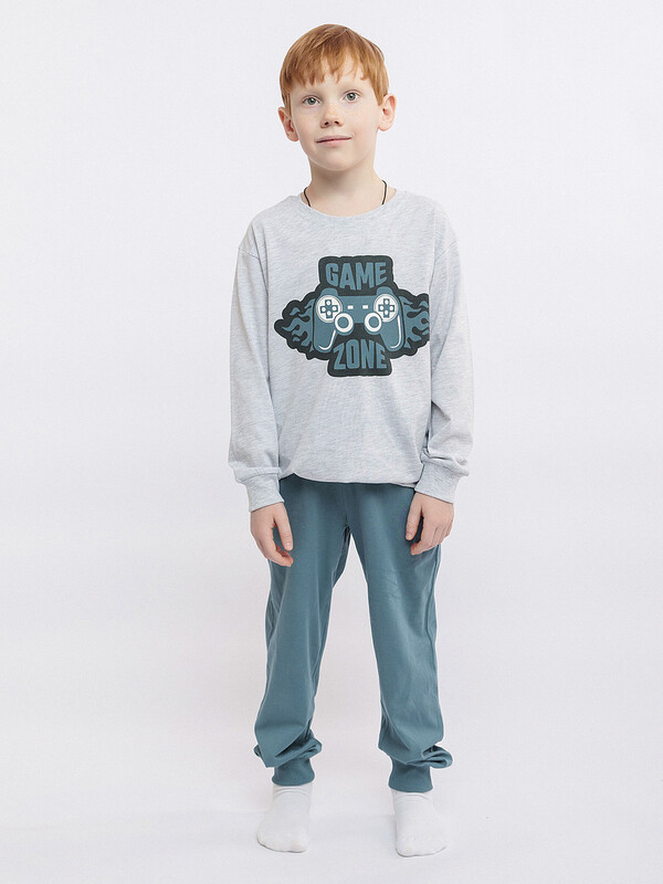 Пижама для мальчика свитшот и брюки (046_ОП24)