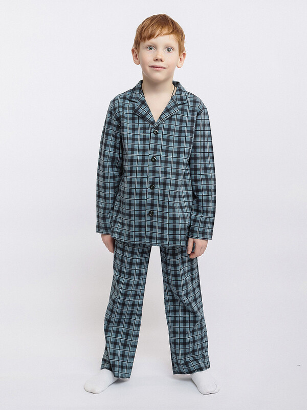 Пижама для мальчика футболка с длинным рукавом и брюки (047_ОП24)