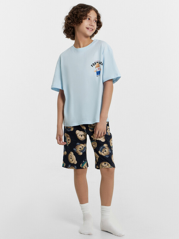 КОМПЛЕКТ ДЛЯ МАЛЬЧИКОВ (ДЖЕМПЕР, ШОРТЫ) 563327