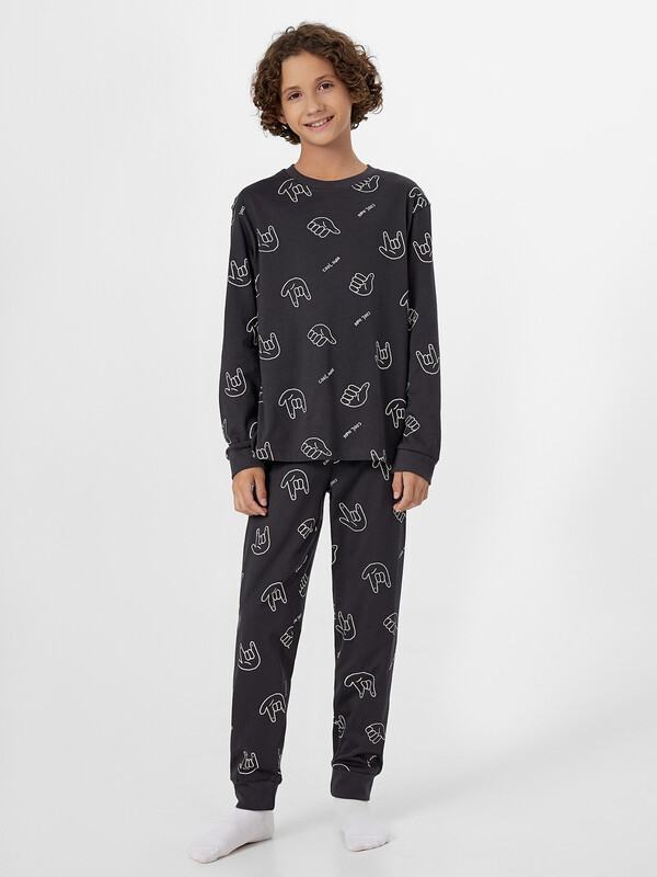 КОМПЛЕКТ ДЛЯ МАЛЬЧИКОВ (ЛОНГСЛИВ, БРЮКИ) 563333