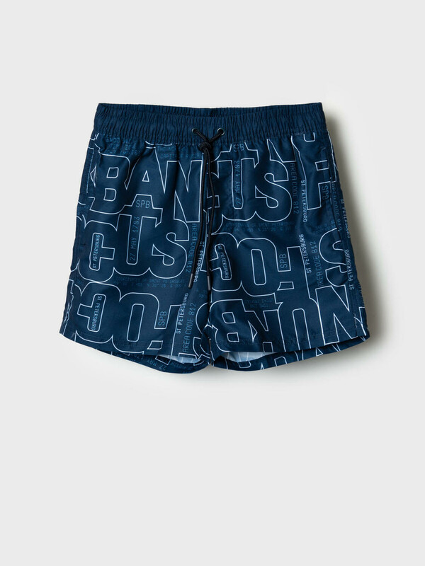 Шорты текстильные плавательные для мальчиков, средней длины