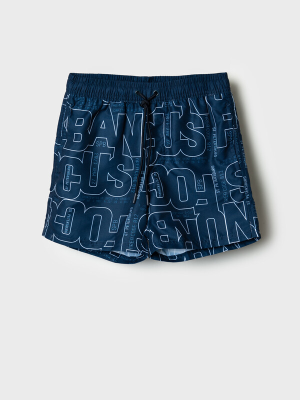 Шорты текстильные плавательные для мальчиков, средней длины