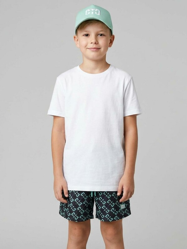 Шорты текстильные плавательные для мальчиков, средней длины