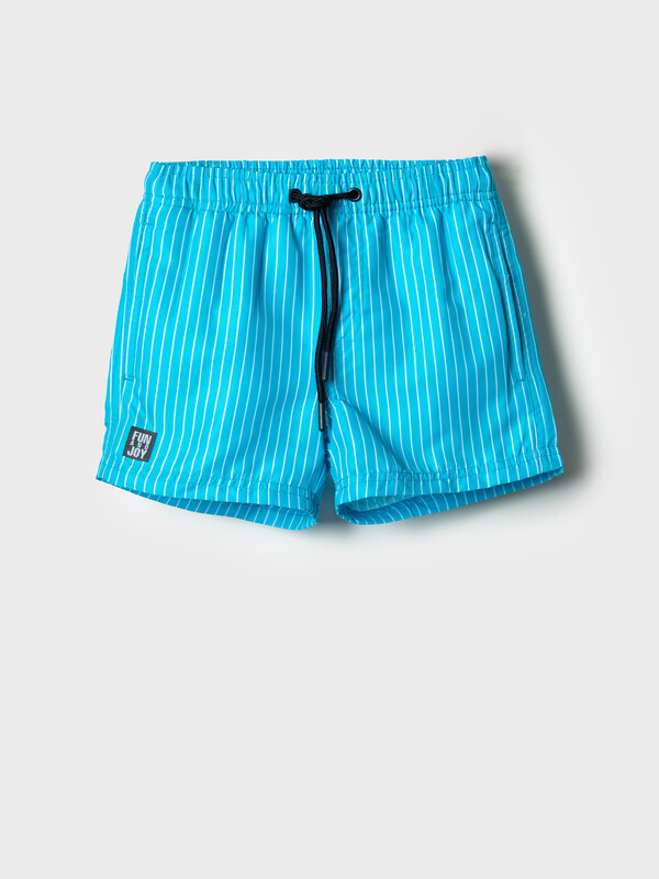 Шорты текстильные плавательные для мальчиков, средней длины