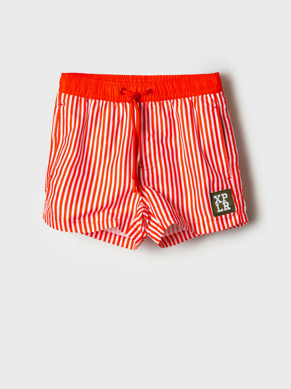 Шорты текстильные плавательные для мальчиков, средней длины