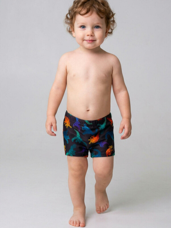 Плавки-шорты детские трикотажные для мальчиков, средней длины