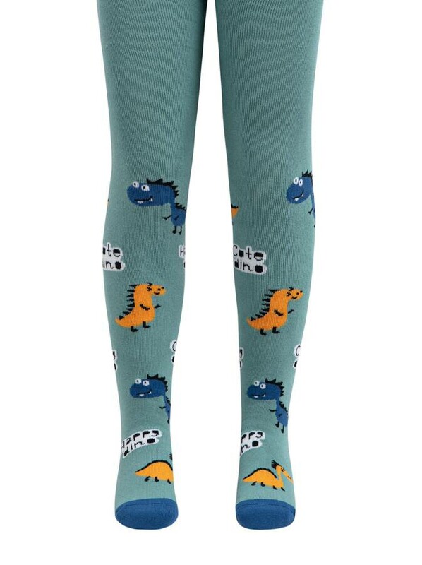 Теплые Conte-kids Колготки SOF-TIKI (махровые внутри) с рисунками