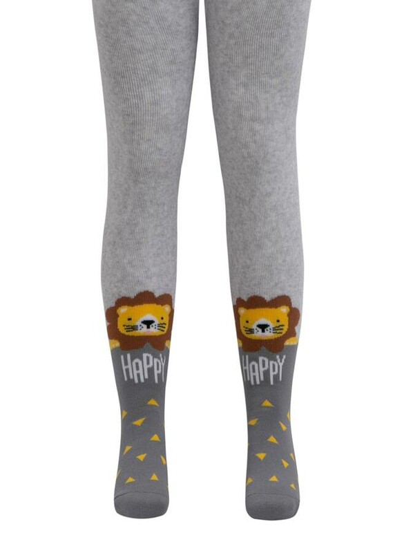 Теплые Conte-kids Колготки SOF-TIKI (махровые внутри) с рисунками