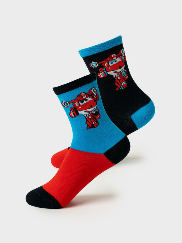 Носки трикотажные для мальчиков, 2 пары в комплекте