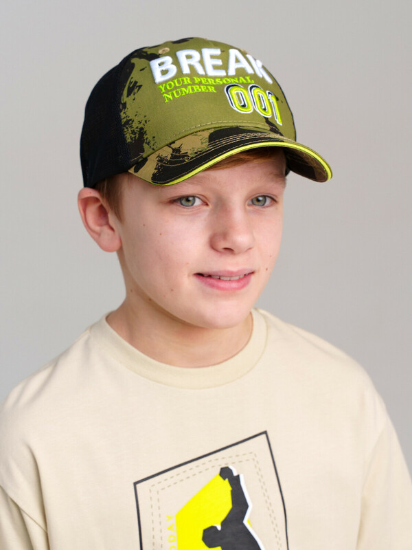 Кепка текстильная для мальчиков