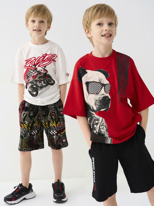 Шорты трикотажные для мальчиков, 2 шт в комплекте