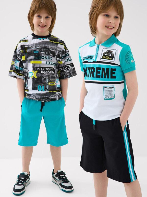 Шорты трикотажные для мальчиков, 2 шт в комплекте