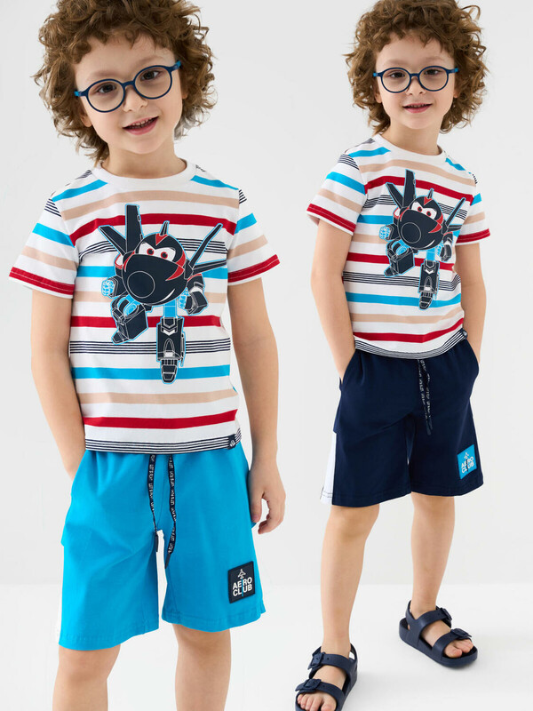 Шорты трикотажные для мальчиков, 2 шт в комплекте