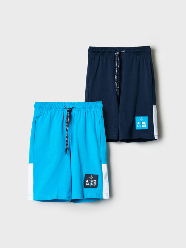 Шорты трикотажные для мальчиков, 2 шт в комплекте