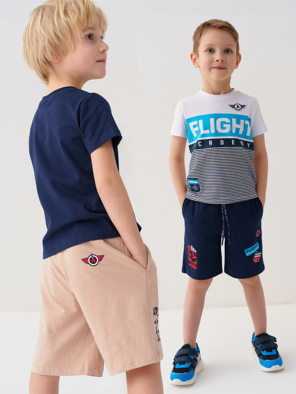 Шорты трикотажные для мальчиков, 2 шт в комплекте