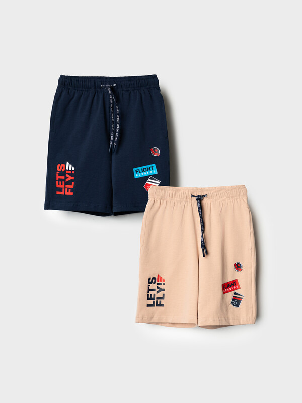 Шорты трикотажные для мальчиков, 2 шт в комплекте