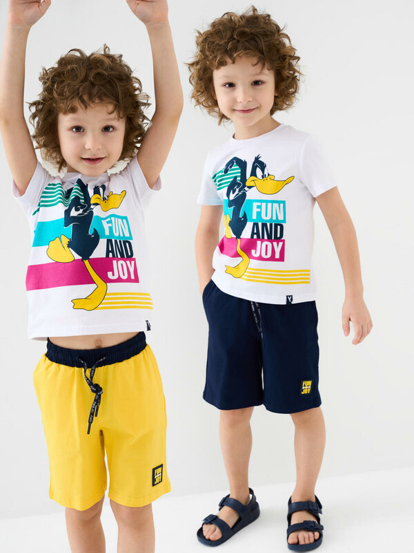 Шорты трикотажные для мальчиков, 2 шт в комплекте