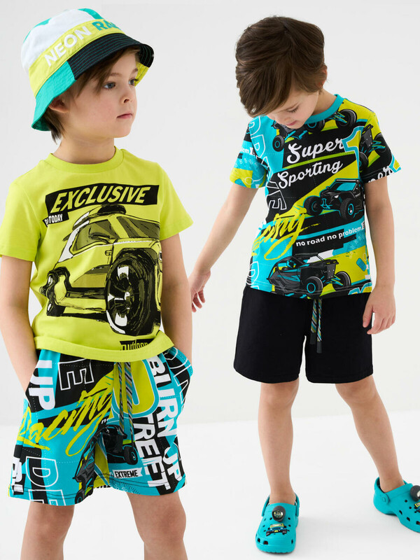 Шорты трикотажные для мальчиков, 2 шт в комплекте