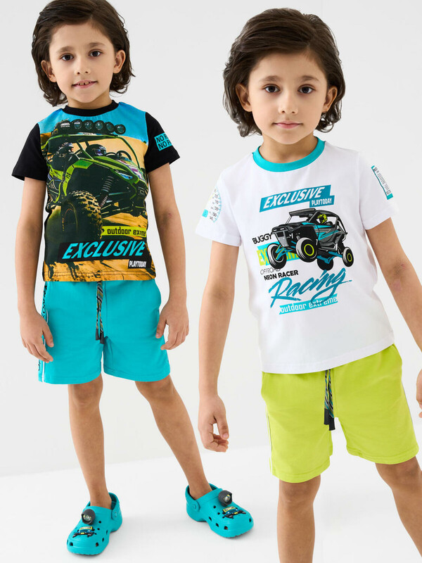 Шорты трикотажные для мальчиков, 2 шт в комплекте