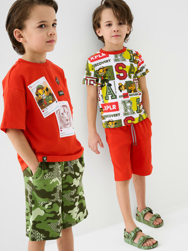Шорты трикотажные для мальчиков, 2 шт в комплекте