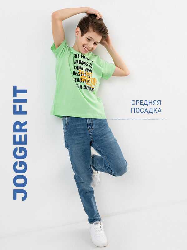 БРЮКИ ДЖИНСОВЫЕ ДЛЯ МАЛЬЧИКОВ 2022-DTB301