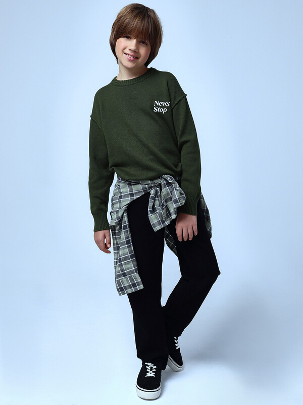 БРЮКИ ДЖИНСОВЫЕ ДЛЯ МАЛЬЧИКОВ (осенне-зимний ассортимент) 2025-2DTB101-4H