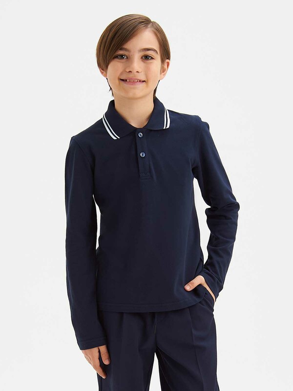 12964 Поло с длинными рукавами T656.04