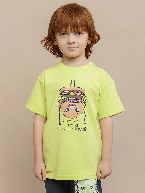 Футболка с коротким рукавом для мальчика (017_ЛС25)