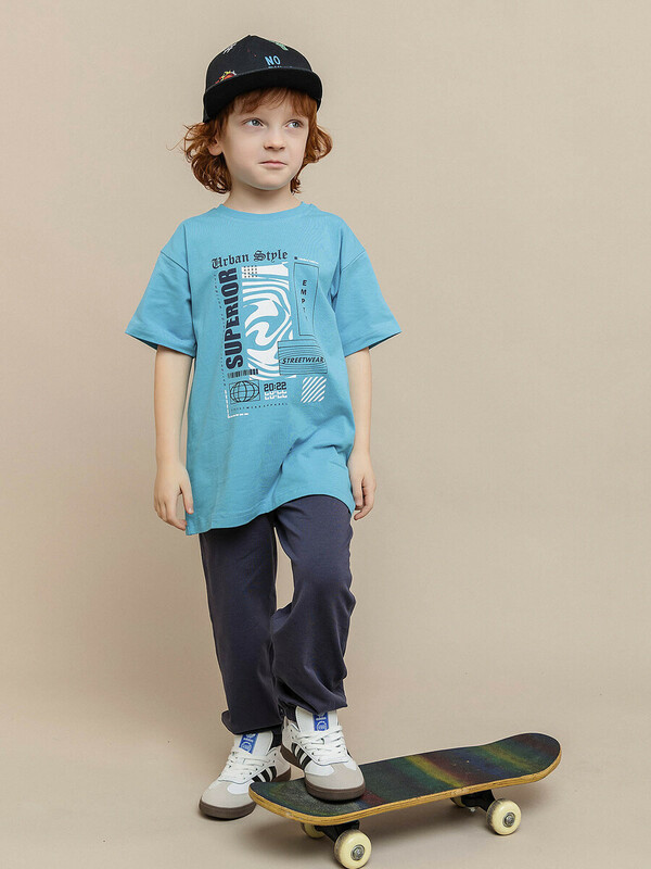 Футболка с коротким рукавом для мальчика (018_ЛС25)