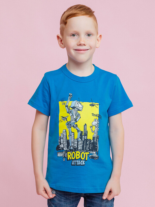 Футболка с коротким рукавом для мальчика (028_БК24)