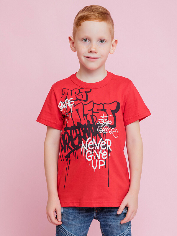 Футболка с коротким рукавом для мальчика (038_БК24)