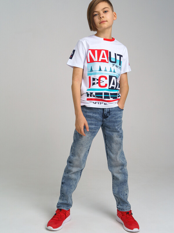 Фуфайка трикотажная для мальчиков (футболка)