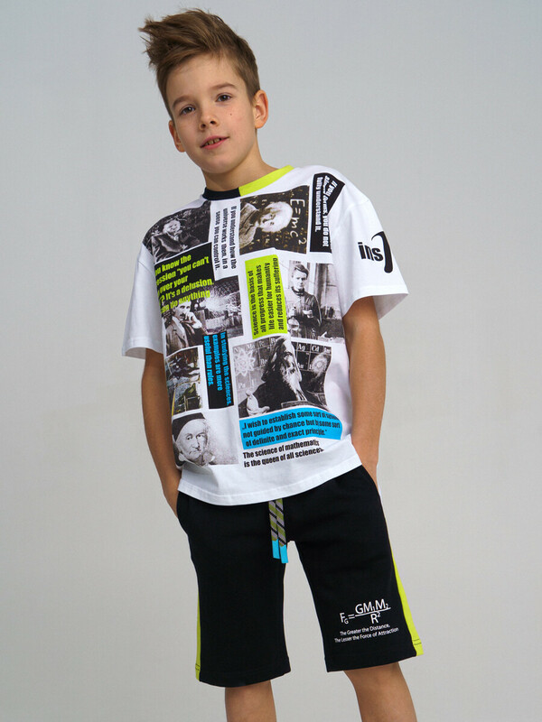 Фуфайка трикотажная для мальчиков (футболка)