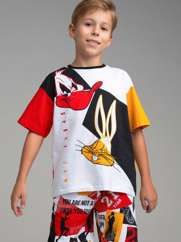 Фуфайка трикотажная для мальчиков (футболка)