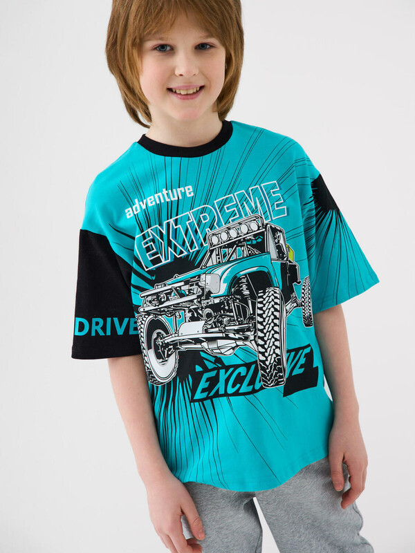 Фуфайка трикотажная для мальчиков (футболка)