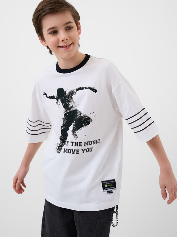 Фуфайка трикотажная для мальчиков (футболка)