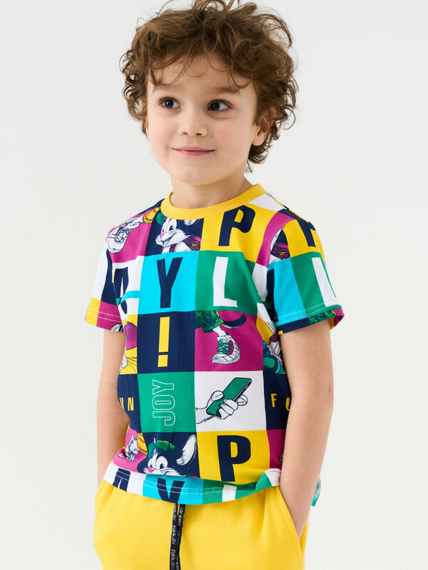 Фуфайка трикотажная для мальчиков (футболка)