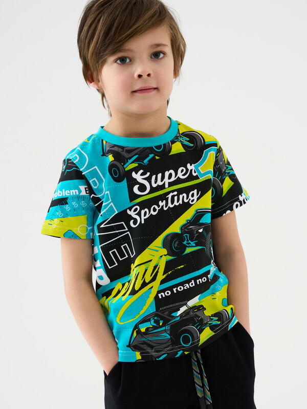 Фуфайка трикотажная для мальчиков (футболка)