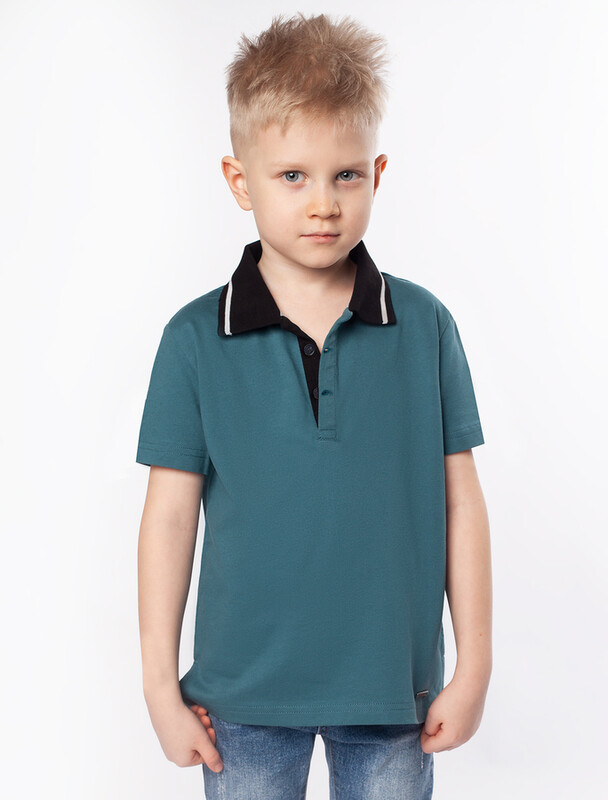 Футболка-Поло для мальчиков темно-синий