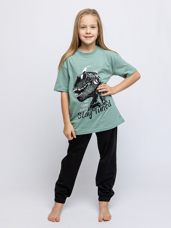 Комплект для мальчика футболка с коротким рукавом и брюки (014/1_ОП23)