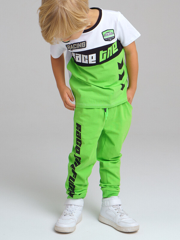 Комплект трикотажный для мальчиков: фуфайка (футболка), брюки