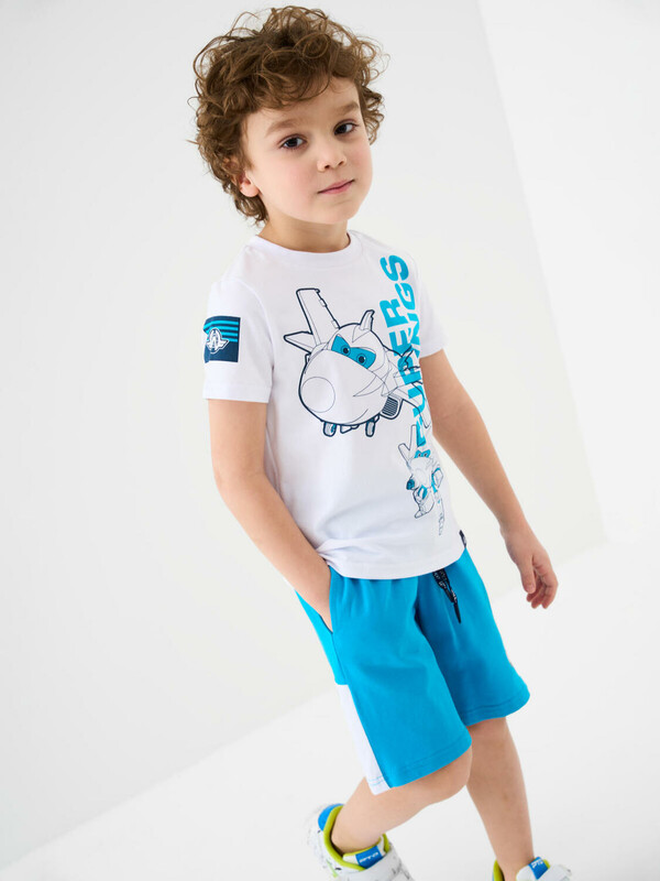 Комплект трикотажный для мальчиков: фуфайка (футболка), шорты