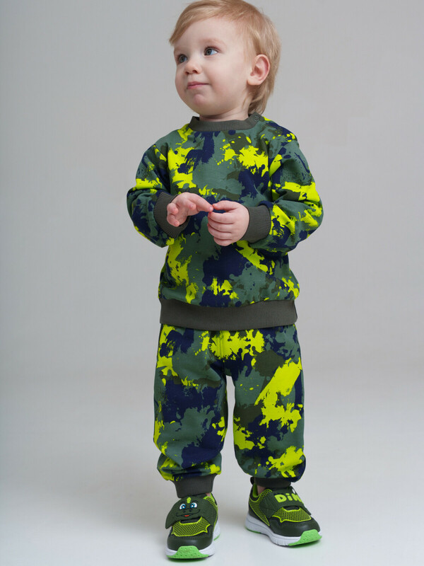 Комплект детский трикотажный для мальчиков: толстовка, брюки