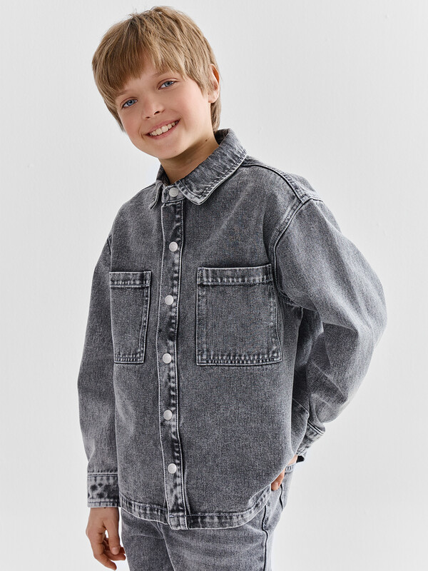 КУРТКА ДЖИНСОВАЯ ДЛЯ МАЛЬЧИКОВ 2026-1DJB1002-6