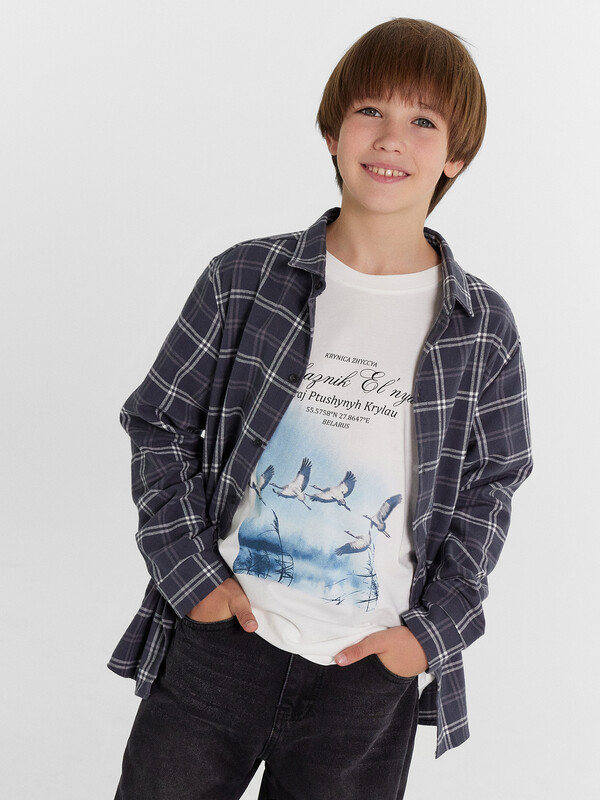РУБАШКА ДЛЯ МАЛЬЧИКОВ 123440/1