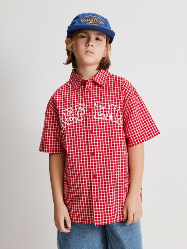 Сорочка верхняя детская для мальчиков Rasselo